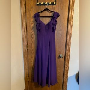 Purple bridesmaid dress